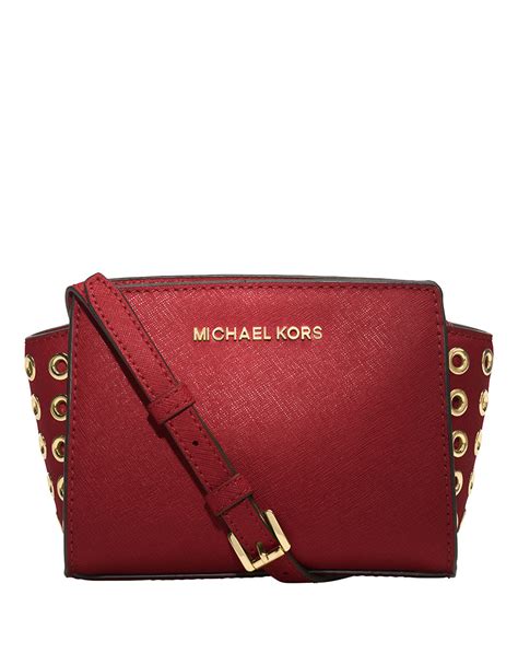 michael kors selma messenger medium red|Michael Kors selma medium Messenger.